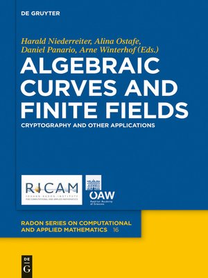 cover image of Algebraic Curves and Finite Fields